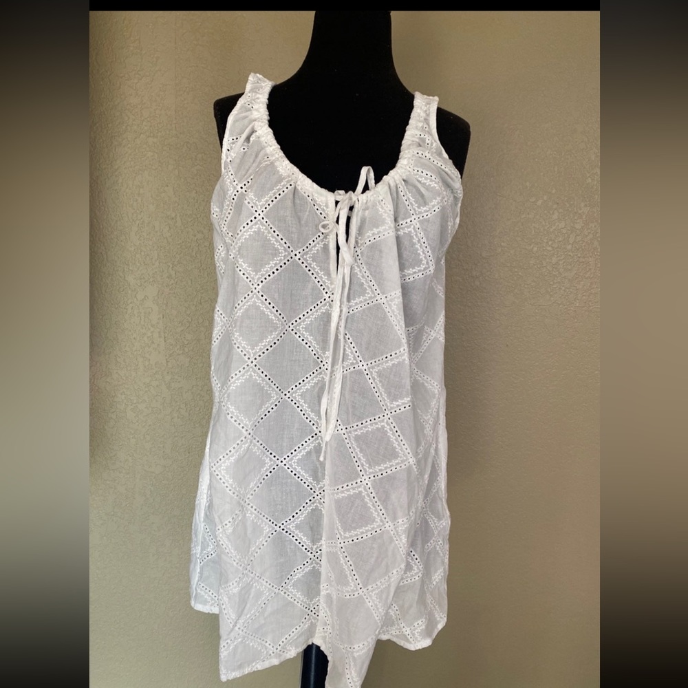 VERGE GIRL TANK TOP / BLOUSE WITH POCKETS SIZE 10
